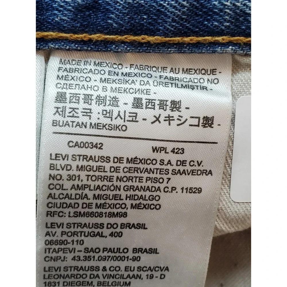 Levi's 501 Men Jeans‎ 31X32 Blue Denim Original Fit Straight Leg